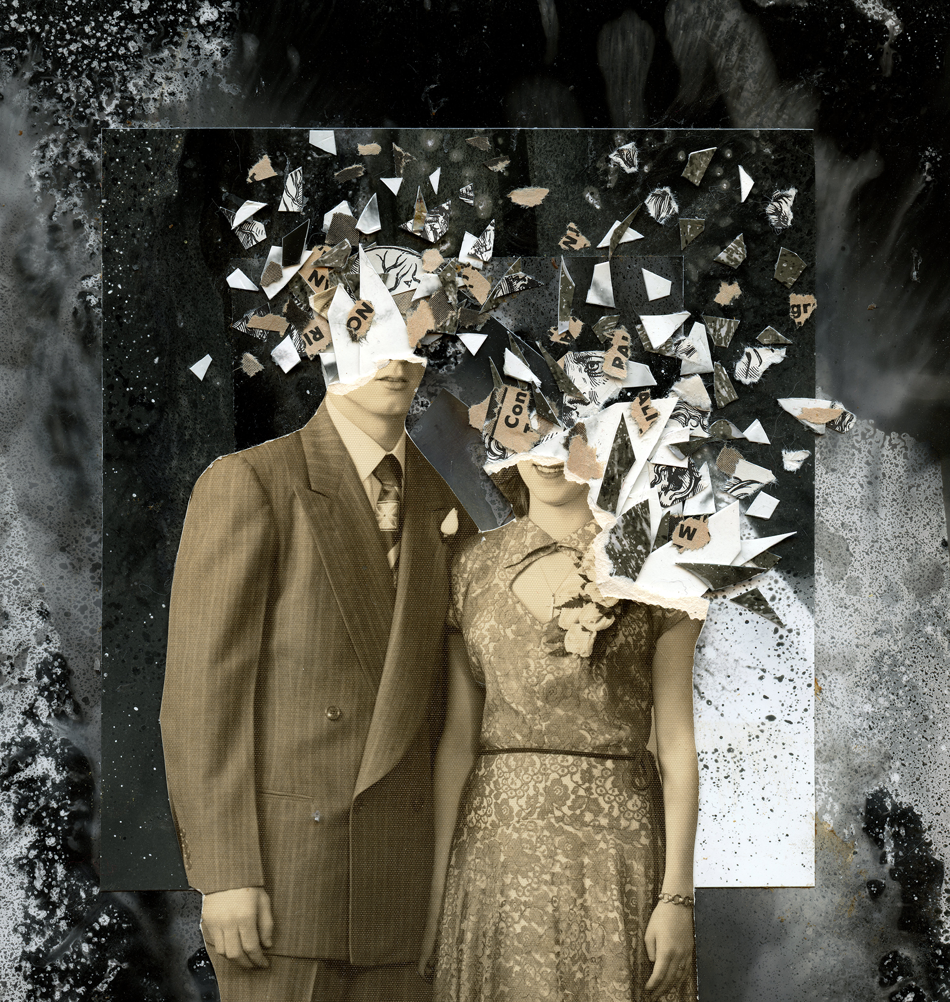 Eruption 01 - Abstract Collage